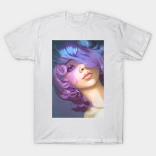 A girl with purple hair T-Shirt